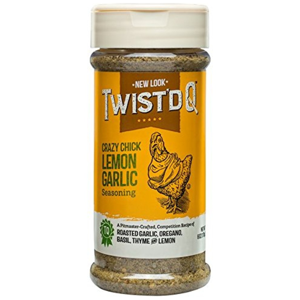 Twist'd Q Crazy Chick Lemon Garlic Seasoning Stockyard BBQ Supply