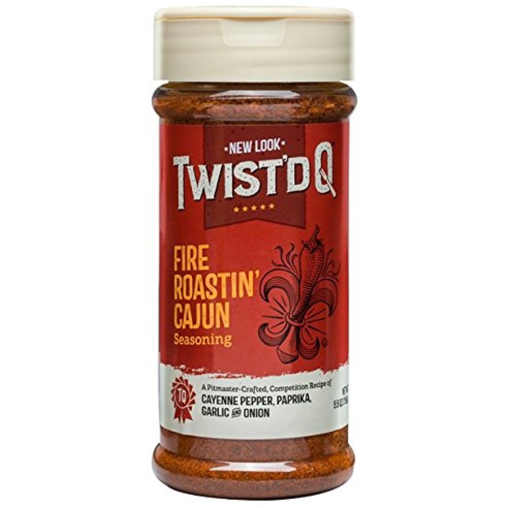 Twist'd Q Fire Roastin' Cajun Seasoning Stockyard BBQ Supply