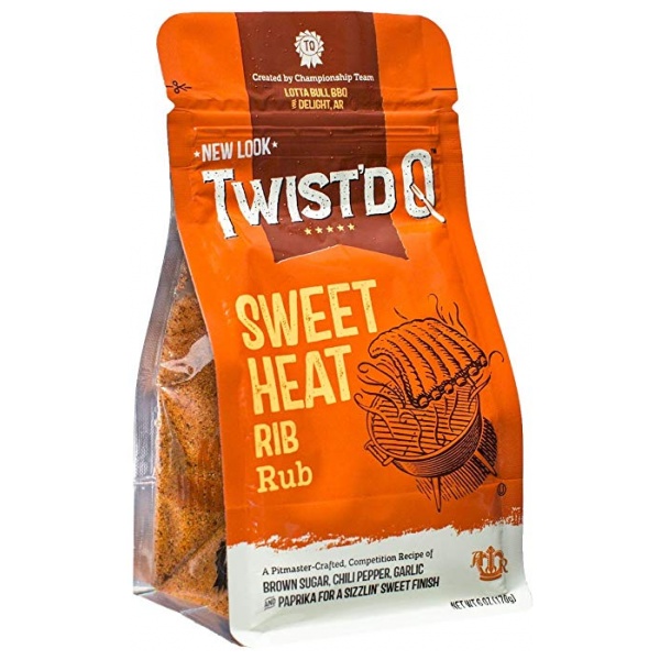 Twist'd Q - Sweet Heat Rib Rub - Stockyard BBQ Supply