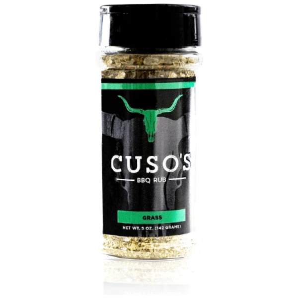 Cuso Cuts - Cuso's Grass Seasoning - BBQ Rub - 5.0 oz