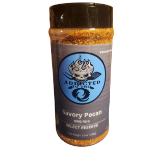 Addicted to  the Q - Savory  Pecan BBQ  Rub
