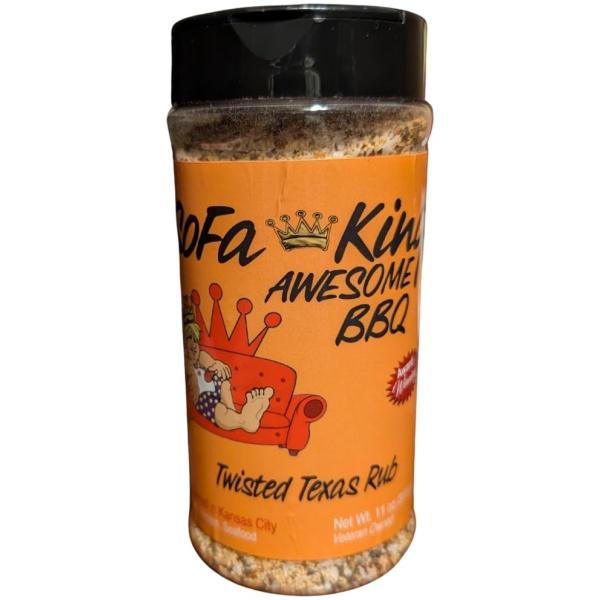 SoFa King Awesome - KC's Twisted Texas Style Rub - 11.0 oz.